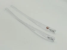 OAKLEY OJECTOR SUNGLASSES REPLACEMENT CLEAR TEMPLE BOTH ARMS SET SILVER ICON