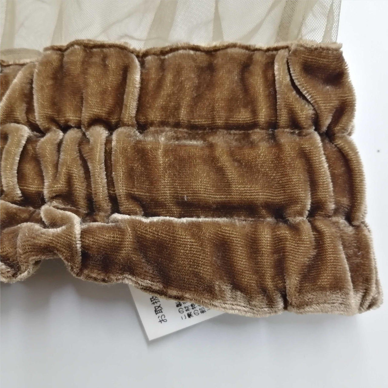 AMERI Sheer Blouse Size F Brown Used - image 10