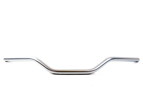 Manubrio Accossato Arancione Per Yamaha FZ6 | Piega Media In Alluminio 22 Mm Diametro