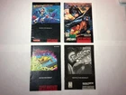 SNES 4 Manual Lot - Mega Man X, Batman Forever, Super Gameboy, Frogger,