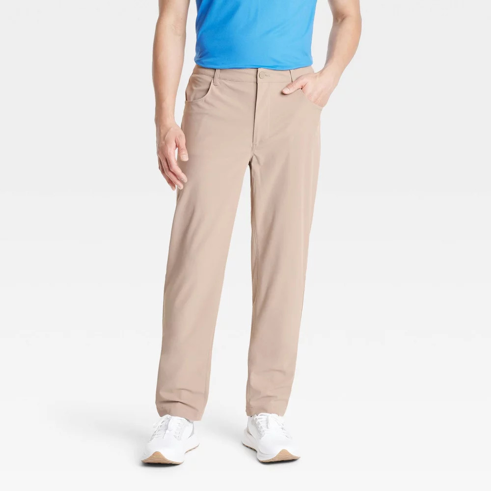 Мужские брюки свободного кроя с 5 карманами - All In Motion Tan 38x32 3090₽