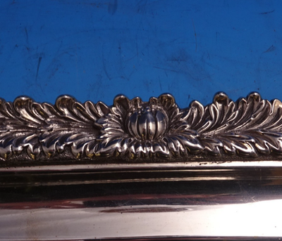 Tiffany シルバープレート　ミニ　トレイ Chrysanthemum by Tiffany and Co Sterling Silver Tea Tray #6682