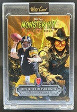 2025 Wild Card Ben Roethlisberger Gold Raywave Foilboard Scarecrow #1/1