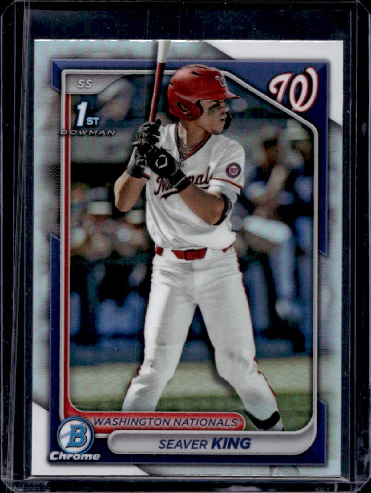 2024 Bowman Draft Seaver King Chrome Refractor 1st Prospect #BDC-62 Nationals