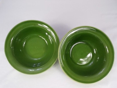 Two Vintage Macys The Cellar Entertaining Avacado Salad Soup Cereal Bowls 7'' E26