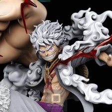 Luffy Gear 5 One Piece | Garage Kit DIY Figur Statue BEMALT 3D Modell