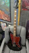 Squier Vintage Modified Baritone Jazzmaster - Transparent Black