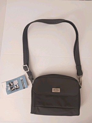 Magellan Vaultpro Nylon Handbag Travel Bag Drk Gray Anti-theft  RFiD Long Strap