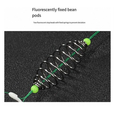 Vorgebunden 5 Stück Spring Explosion Rig Anti-Tangle für Angelausr