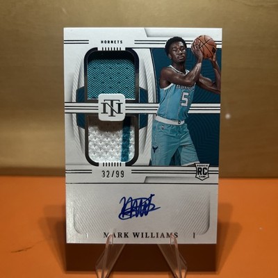 Mark Williams 2022-23 DUAL RPA /99 National Treasures RPA On Card Auto 