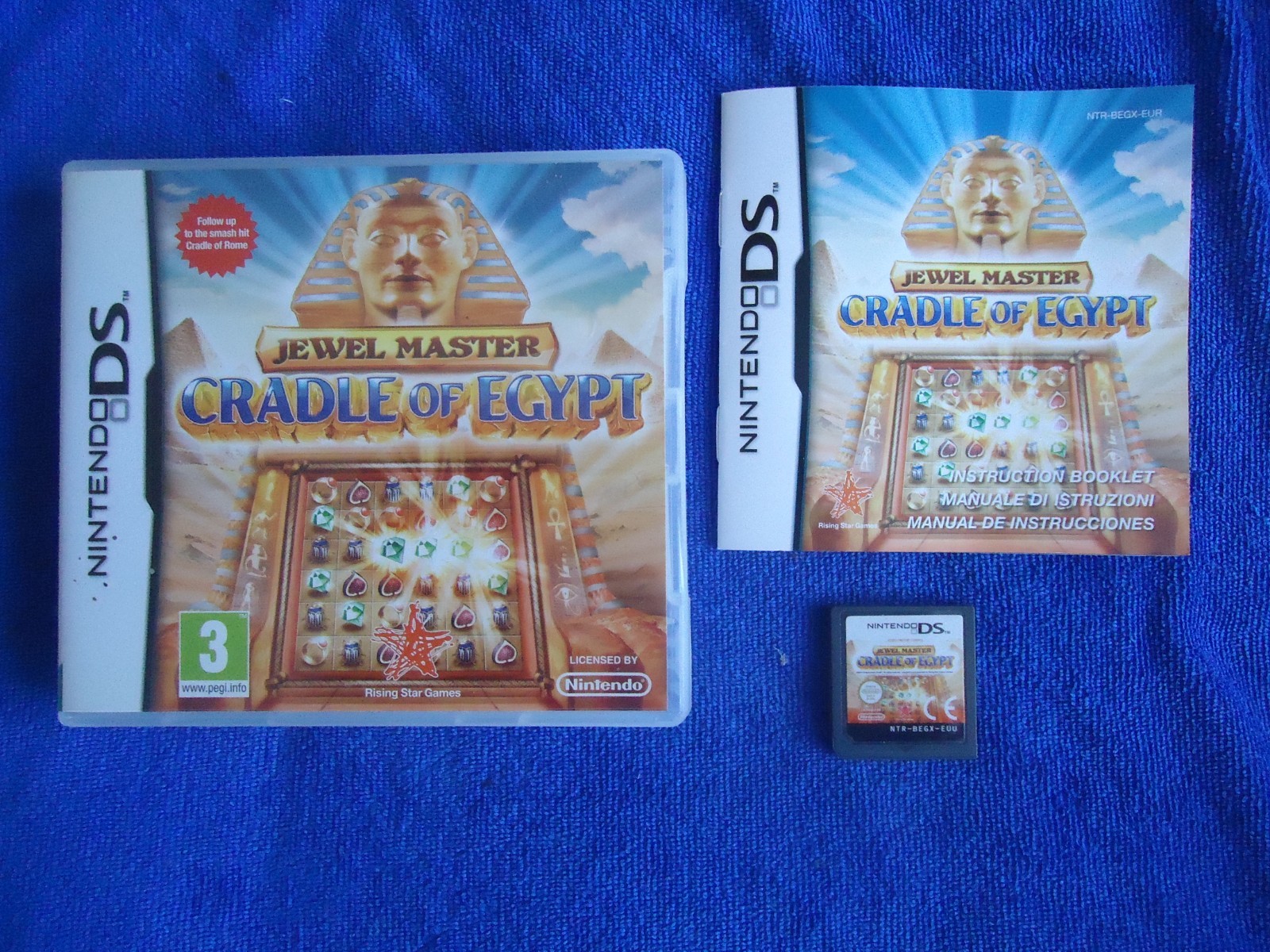 Jewel Master Cradle Of Egypt Nintendo DS Game With Manual (L)