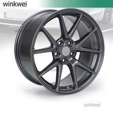 New 18 X 8.5 Charcoal Alloy Wheel Rim For 2017-2023 Model 3 Replacement 96276