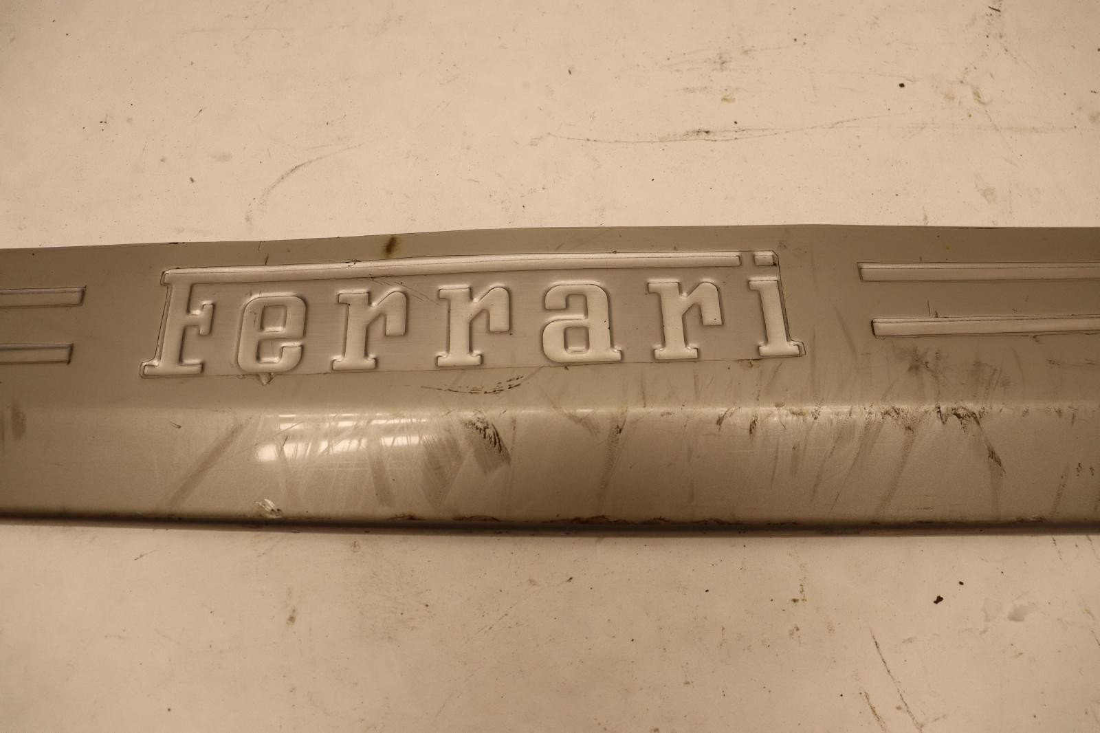 2018 FERRARI 458 FRONT RIGHT PASSENGER SIDE DOOR SILL SCUFF PLATE TRIM OEM