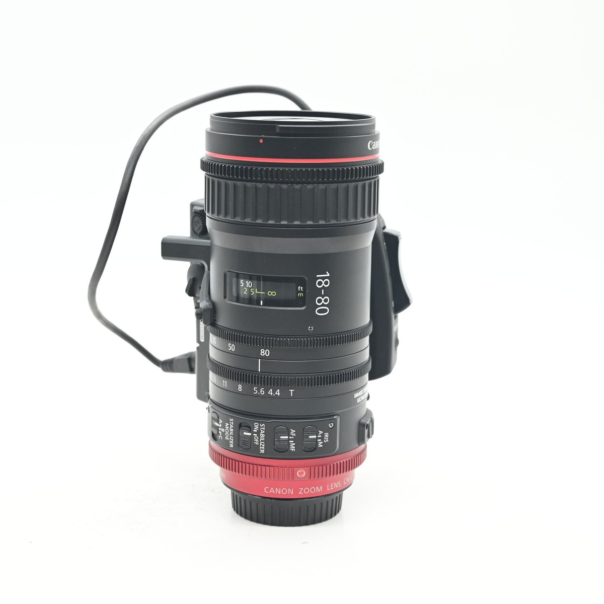 Canon CN-E 18-80mm T4.4 Compact-Servo Cine Cinema Zoom Lens EF