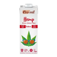 Ecomil Organic Hemp Drink Sugar Free 1L - 4 Pack