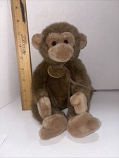 Vintage Russ Berrie JIMBY Plush Monkey Approximately 12 Tall Stuffed Animal S2