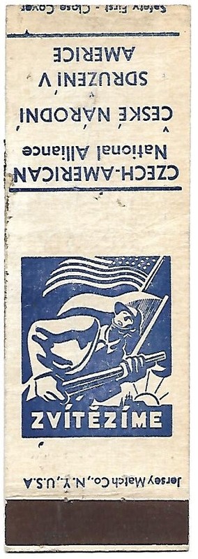 WW, CZECH-AMERICAN NATIONAL ALIANCE,  GREAT ART DECO GRAPHICS, VIVTORY COVER