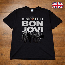 Bon Jovi 2026 Tour T Shirt Forever Tour Band Tee Adults Kids Black Rock Gift
