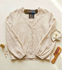 Primark Damen Strickjacke L Beige V-Ausschnit...