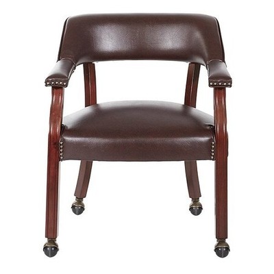 Office Star Tv231-Jt4 Collection: Traditional Traditional Guest Chair, Ox Blood
