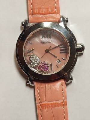 Chopard Happy Sport With Diamonds  Swiss Beautiful Women s Quartz 5 Jewels