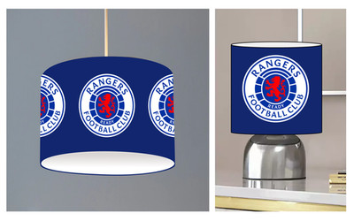 RANGERS F.C Deckenlampenschirm, Touchlampe oder Konvolut wählbar