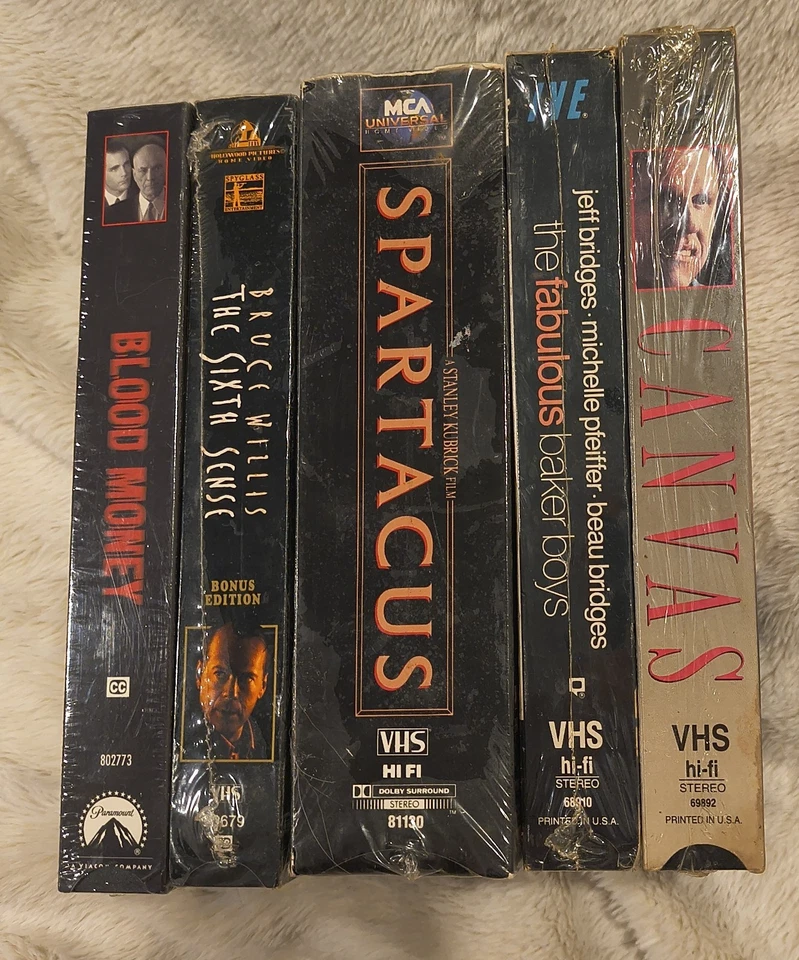 FACTORY SEALED Vintage/80s-90s NICHE Lot of 5 VHS Tapes-Action/Thriller/Horror Foto 3 de 4
