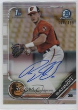 2019 Bowman Chrome Prospect Refractor 104/499 Rylan Bannon #CPA-RB Auto q3o