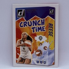 Angel Reese 2025 Panini Donruss WNBA Crunch Time Insert Card-#7 Chicago Sky