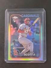 2024 Topps Chrome Update Refractor #USC48 Victor Scott II Cardinals 