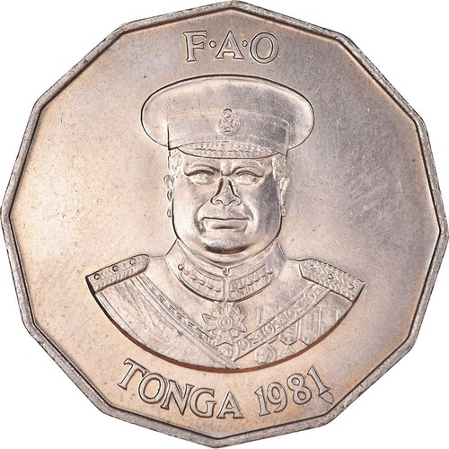 Tonga | Moneta 50 Seniti | Re Tupou IV | Pomodoro | FAO | Km:71 | 1981 - 1996 - Foto 4 di 8