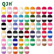 25 50 pcs/bag 4 Ply Milk Cotton Yarn For Hand Knitting Crocheting Scarves,Sweate