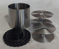 Vintage Stainless Steel Developing Tank with 2 Reels 35mm Film