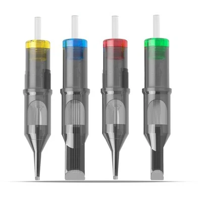 UPTATSUPPLY Poseidon Tattoo Cartridge Needles 50Pcs Assorted Mixed Size 12 Round Liner 12