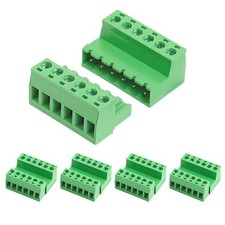 5 Pairs 6Pin 5.08mm Pitch Screw Terminal Block Connector Phoenix Plug