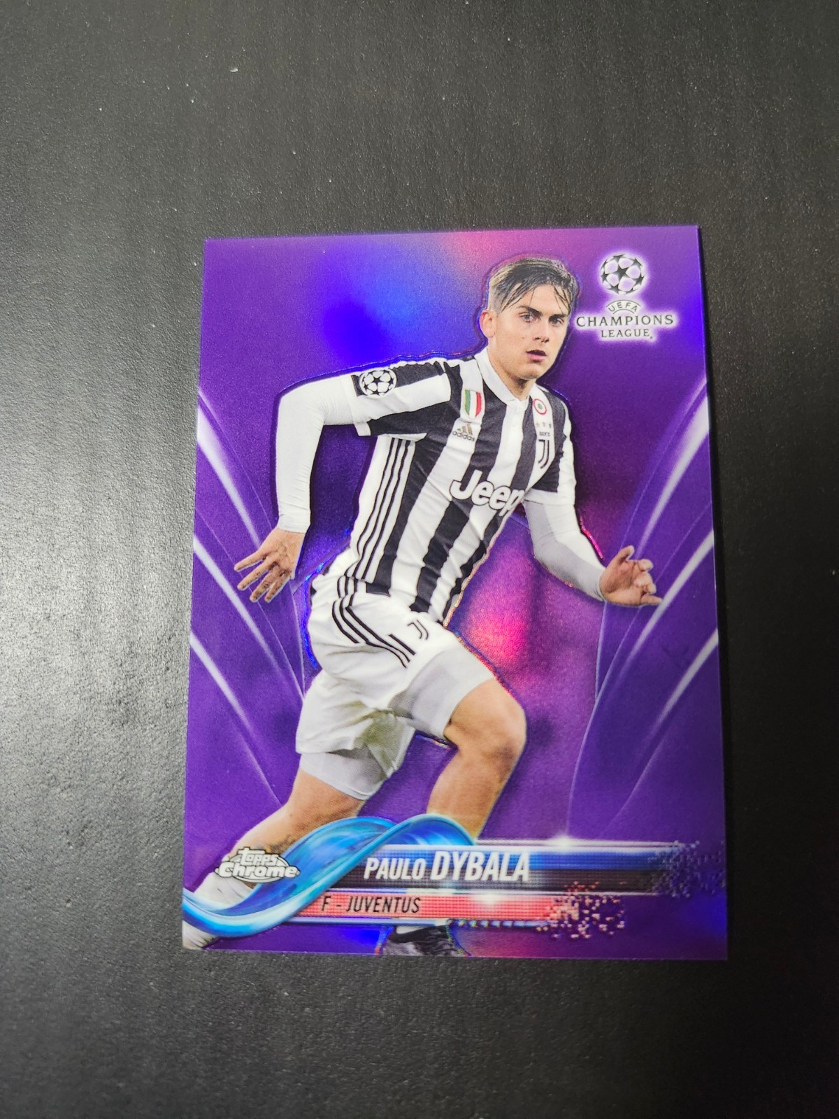 2017-18 Topps Chrome UCL - Paulo Dybala #88 Purple Refractor /250