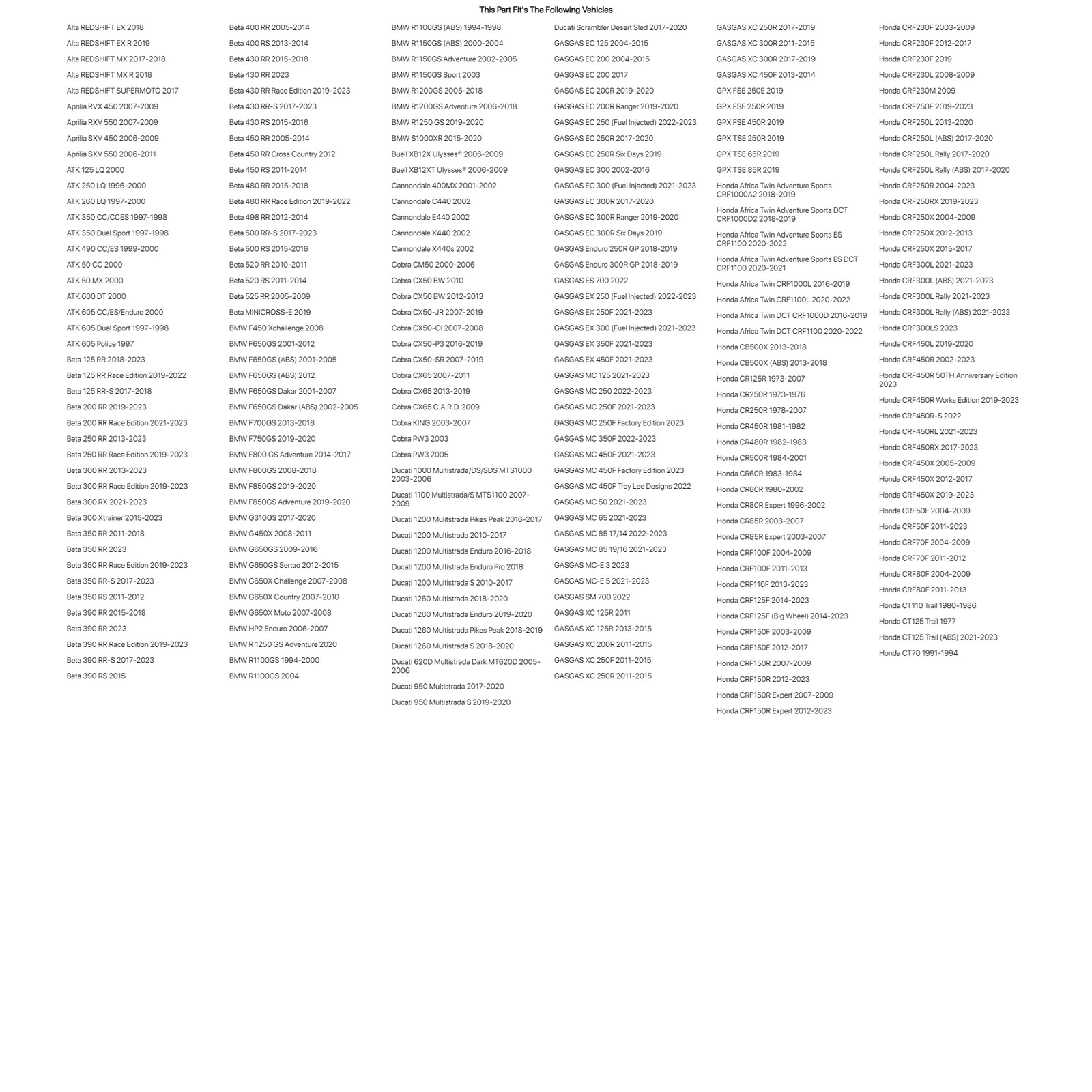 Tusk Aluminum Tire Iron with 12/13mm Rim lock Wrench For KTM 380 EXC 1998-2002