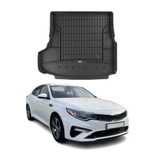 OMAC Gummi Kofferraumwanne für Kia Optima Sport Wagon 2016-2025 TPE Schwarz
