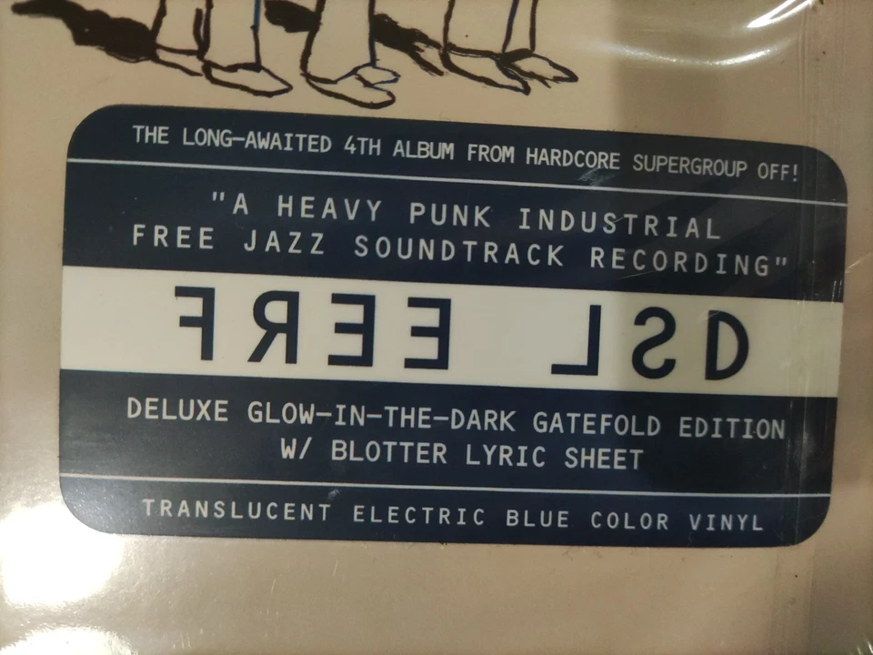 OFF!  Free LSD, Deluxe Edition, Blue Translucent, Glow in the Dark Vinyl Neu OVP - Bild 2 von 3