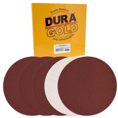 12 Inch PSA Sanding Discs 80 Grit Aluminum Oxide Sandpaper 5 Pack