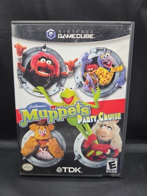 Jim Henson's Muppets: Party Cruise (Nintendo GameCube, 2003) CIB With Reg Card