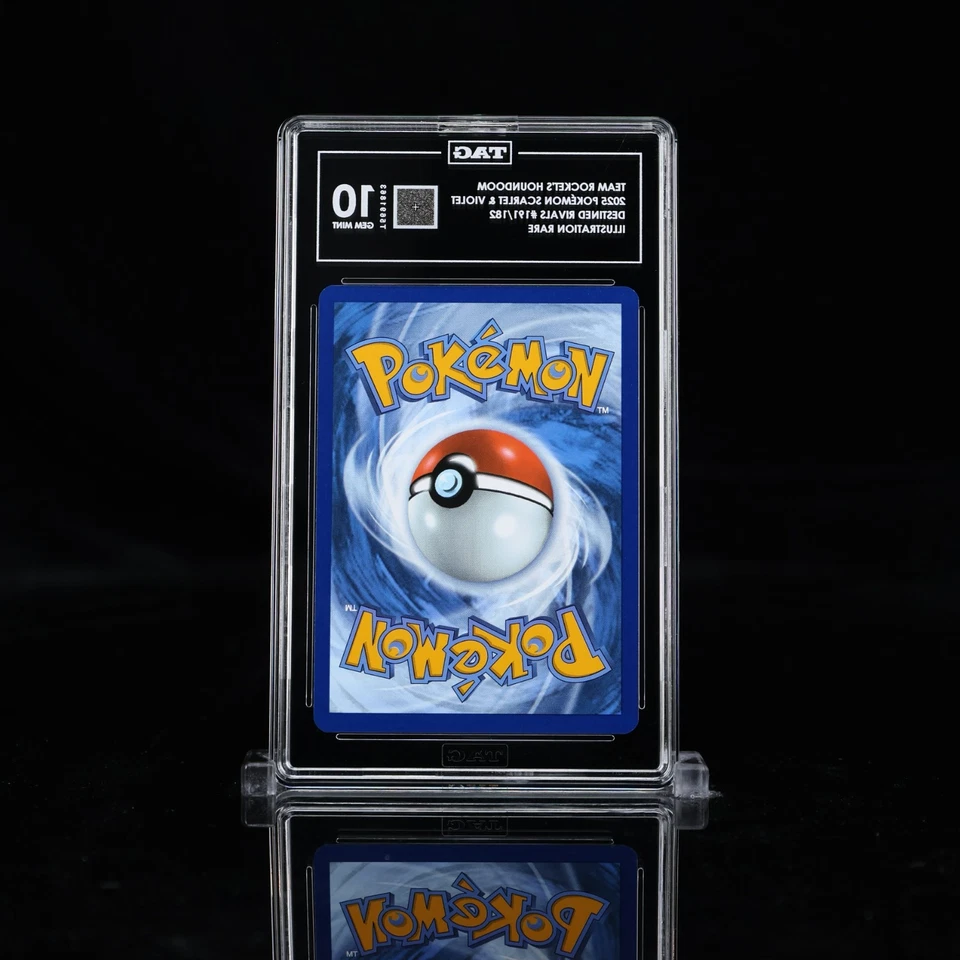 2025 POKEMON DRI EN-DESTINED RIVALS #191 TEAM ROCKET'S HOUNDOOM TAG 10 - Image 2 of 2