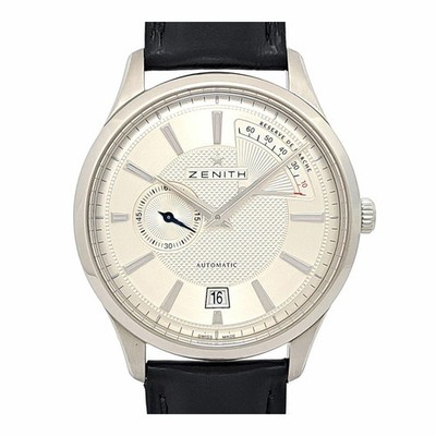 ZENITH 03.2120.685/02.C498 Silver Case Size 40mm Men's Used Watch #41014