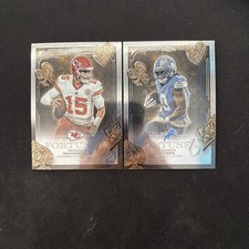 2025 Topps Chrome NFL Fortune 15 Mahomes & Gibbs