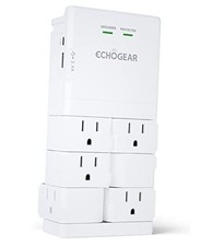 Wall Outlet with USB Ports  Surge Protection - Power White With USB-C  USB-A