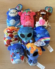 Bundle Of 8 Cows VS Aliens Bean Bag Plush Collectibles - NEW WITH TAGS