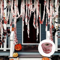 Halloween Deko Blutgaze 10M Gruselige Dekoration FüR Outdoor Party Horror Stoff