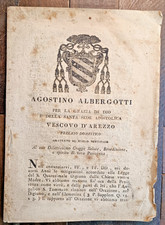 Arezzo Antico Documento di Meta' 700 con Stemma Xilografato ( leggi )-644/137