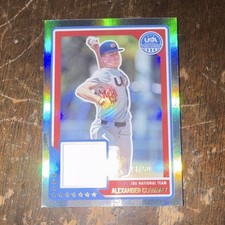 Panini Stars & Stripes Alexander Clemmey Holo /50 Rookie MEM #USAM-AC