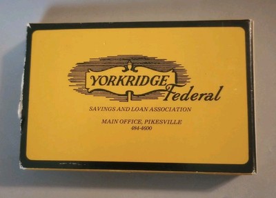 Vintage Yorkridge Federal S&L Deck of Playing Cards
